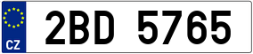 Truck License Plate